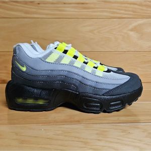 Nike Air Max 95 OG PS Neon Black Grey Little Kids Boys Girls Shoe CZ0948-001